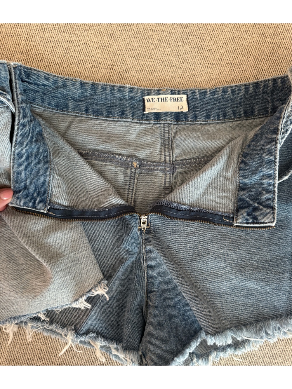 Free People We The Free Emmy Denim Skort - Picture 8 of 9